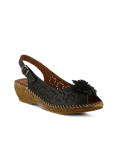 Босоножки Belford Wedge, Black Spring step