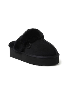 Melton Platform Тапочки, Black Fireside by dearfoams