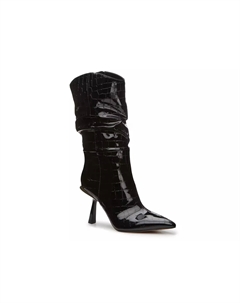 Ботинки Senimi, Black Croc Print Patent Synthetic Vince camuto