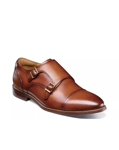 Rucci Monk Strap Слипоны, Cognac Florsheim