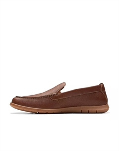 Слипоны Flexway Step, Light Brown Leather Clarks