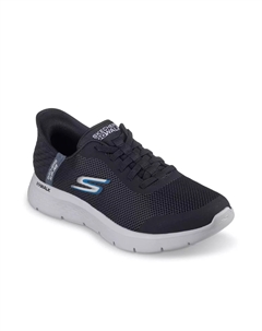 Hands Free Slip-Ins Go Walk Flex Hands Up Слипоны Sneaker - мужские, Black/Grey Skechers