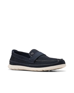 Flexway Band Лоферы, Navy Suede Clarks