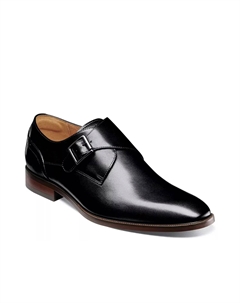 Sorrento Monk Strap Слипоны, Black Florsheim