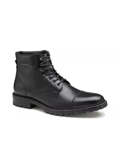 Ботинки с круглым мыском, Black Johnston & murphy