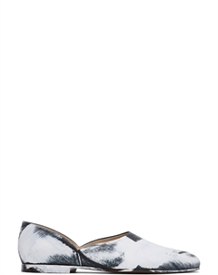 Черно-белые мокасины Bianchetto Grecian Slip-on Maison margiela