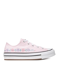Тканевые кроссовки All Star EVA Lift Platform Florals A14995C, розовый Converse