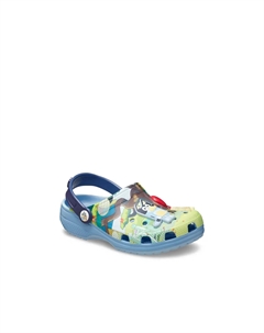 Голубые классические сабо - детские, Blue/Multicolor Crocs