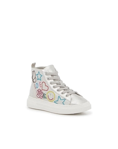 Кроссовки Gwen High-Top - детские, Silver Metallic Steve madden
