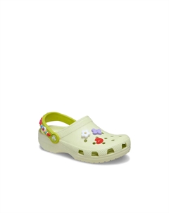 Классические босоножки-сабо - детские, Frothy Green Crocs