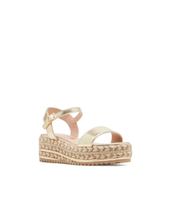 Эспадрильи на платформе - детские, Gold Steve madden