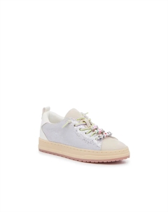 Brandy Слипоны Sneaker - детские, Silver Metallic/Natural Beige Steve madden