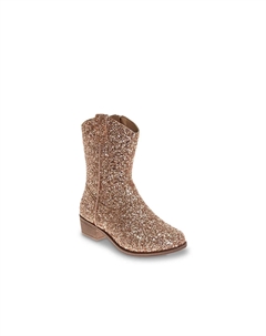 Блестящие ковбойские сапоги - детские, Light Pink Kensie