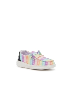 Wendy Sweet Treat Слипоны - детские, Multicolor Stripes Hey dude