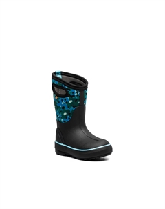 Классические резиновые сапоги - детские, Black Floral Print Bogs°