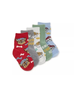 Детские носки Paw Patrol - набор 5 пар, Red/Blue/Multicolor High point design