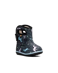 Детские резиновые сапоги Baby II, Grey Horse Print Bogs°