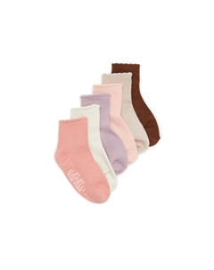 Детские ажурные носки - набор 6 шт., Multicolor Capelli new york