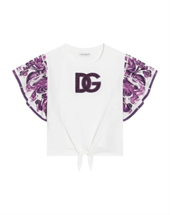 Kids футболка с логотипом, белый Dolce&gabbana