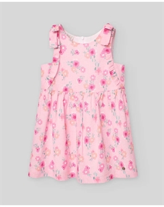 Платье для девочки без рукавов с цветочным принтом PAZ Rodríguez, розовый Paz rodriguez