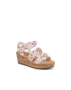 Сандалии - детские, White/Multicolor Floral Print Blowfish malibu