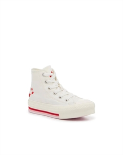 Кроссовки Chuck Taylor All Star Lift Platform - детские, White/Pink/Red Converse
