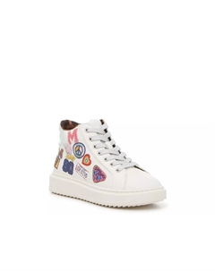 Кроссовки Alpha High-Top - детские, White/Multicolor Steve madden