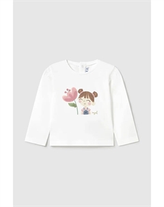 Детский лонгслив, розовый Mayoral