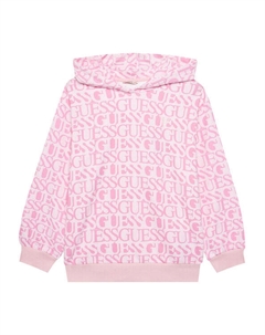 Толстовка оверсайз J5YQ02 KAD74, розовый Guess