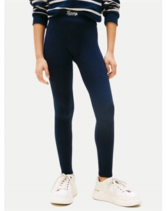 Облегающие леггинсы KG0KG08628, синий Tommy hilfiger