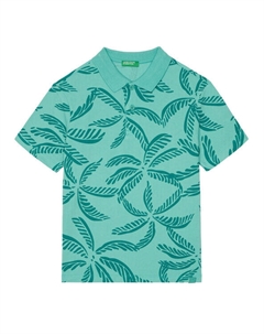 Рубашка поло стандартный крой 36Y4C301W, зеленый United colors of benetton