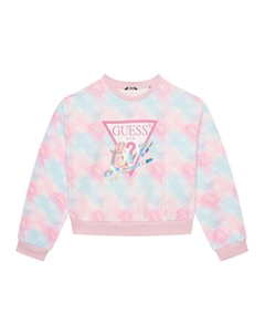 Толстовка оверсайз J5YQ03 KA6R4, розовый Guess