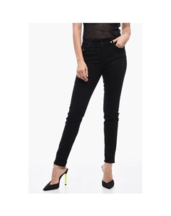 Джинсы облегающего кроя с нашивкой-логотипом, Black Woolrich