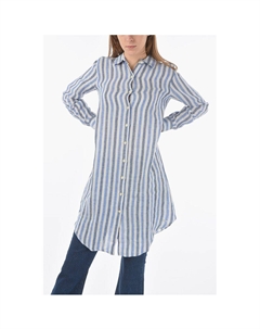 Двухцветная льняная рубашка, Bicolor Woolrich