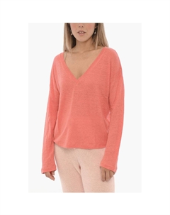 Льняной свитер с V-образным вырезом, Multicolor Woolrich