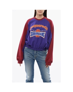 Толстовка SUBURBANS Athletic Fit с принтом, Purple Dsquared2