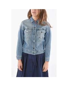 Джинсовая куртка AMERICAN с серебряными пуговицами, Blue Woolrich