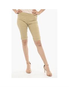 Шорты с манжетами и золотистой застежкой, Beige Woolrich