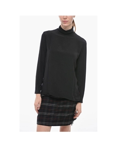 Водолазка из вискозы и шелка, Black Woolrich