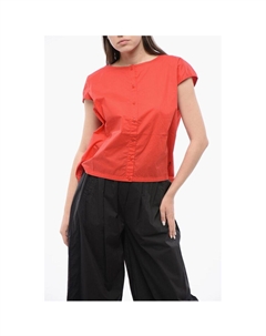 Рубашка без рукавов Popeline с затягивающимся подолом, Red Woolrich