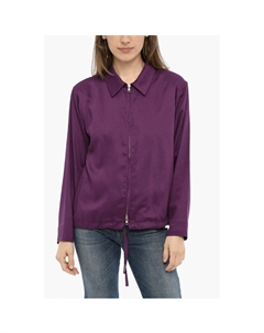 Фиолетовая лайкровая рубашка, Purple Woolrich