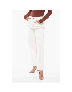 Белые хлопковые джинсы Деним, White Tory burch