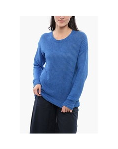 Синий льняной свитер, Blue Woolrich