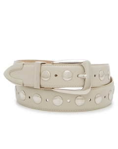 Женский ремень Stud Pebble, Bone White Steve madden