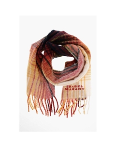 Шарф FIRNY из смеси альпаки с вышитым логотипом, Multicolor Isabel marant