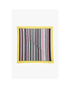 Полосатый хлопковый платок с принтом «Звезды», Multicolor Dsquared2