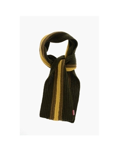 Шарф из смеси альпаки с контрастной полосой, Army Dsquared2