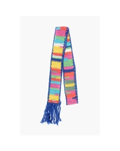 Шарф крючком с разноцветной бахромой, Multicolor Dsquared2