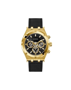 Черные кожаные часы, Black Guess