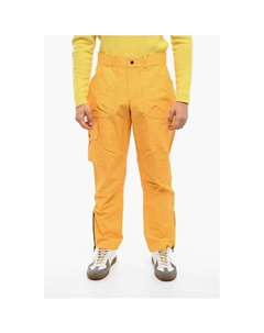 Брюки-карго из хлопка и нейлона с обычной талией, Yellow Woolrich